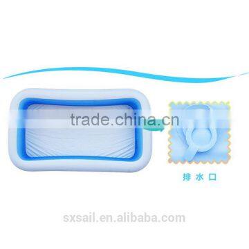 INTEX Transparent Blue Inflatable Swimming Pool photo-4