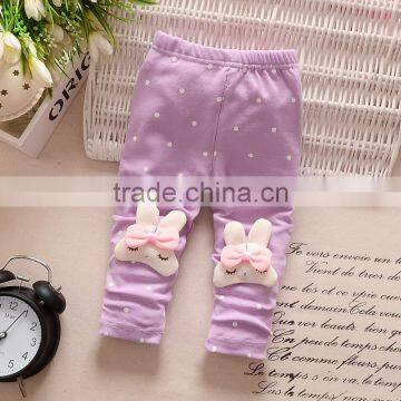 Wholesales Spring Cotton Printing Girls Children Casual Pants photo-2