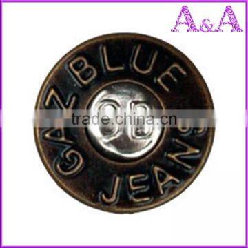 Wholesale Custom Zinc Alloy Metal Botton Jeans Button for Lady Jeans photo-3