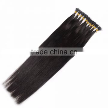 wholesale nail hair extension/human hair