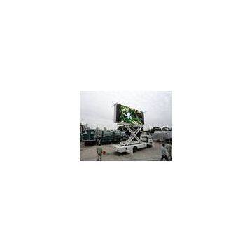 Waterproof IP65 60HZ Ph12.8mm, Ph16mm 1 / 4 Scan Truck Mounted LED Display For Rental