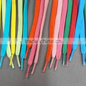 Nylon flat shoelaces
