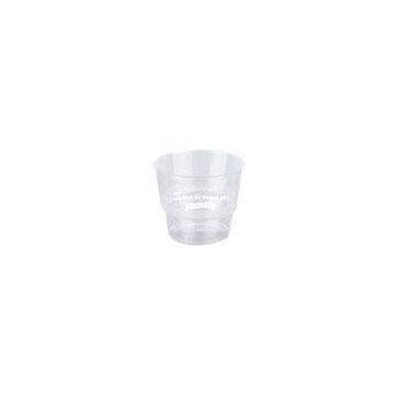 Food Standard 180ml Plastic Jelly Cup Dessert Container In PS Material