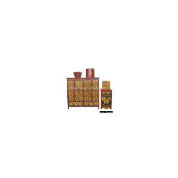 Tibetan Cabinet Set