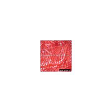 Fine strip printed organza