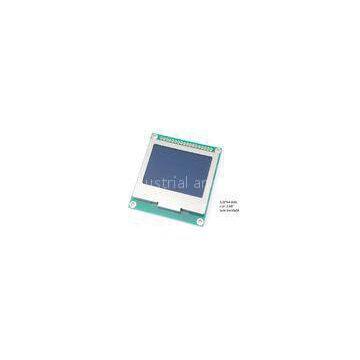 Custom monochrome COB 1.68 inch segment LCD Display 128 * 64 White , side