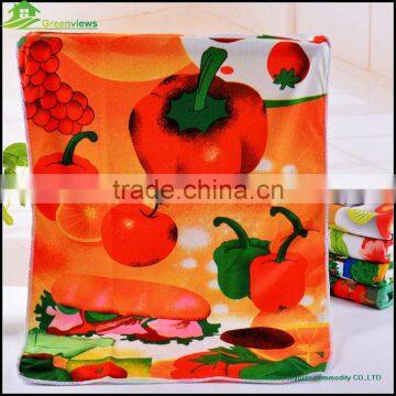 Kitchen Poliester Printed Towel Microfiber Tea Towel Fabric Linen Fabric for Tea Towel photo-5