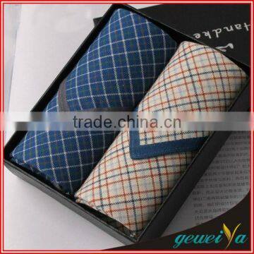 High Quality Yarn Dyed Soft Cotton Handkerchief