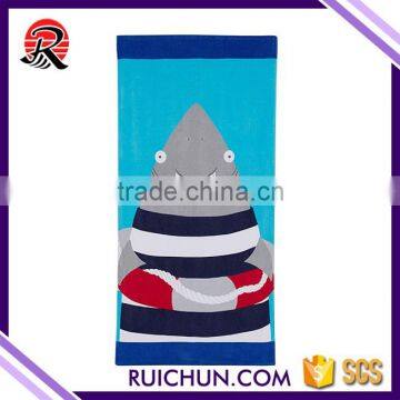 Alibaba China Supplier Personality Cotton Fabric Printed Baby Towel