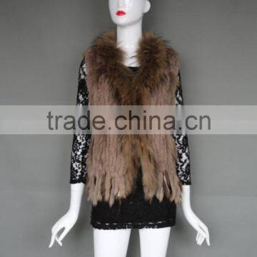 Autumn and spring European and American stylish fashion fur vest women fur coat