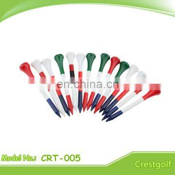 Mixed Color Wooden Tee Colorful Golf Tee photo-3