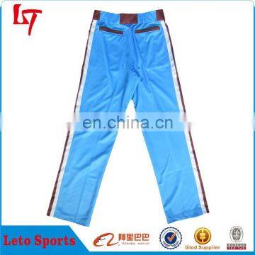 High Quality Custom Sublimation Printed Baseball Pants Fashion Polyester Baseball Uniform Practice Wear photo-2
