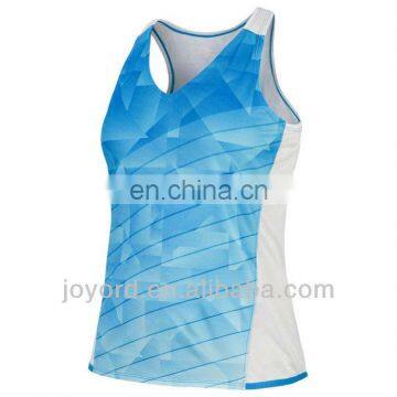 Custom sublimation sexy girls wholesale running singlet