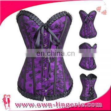 pink and black bow front open hot girls lovely corset