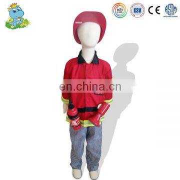 Custom kids fireman role play costumes wholesale children clothes set