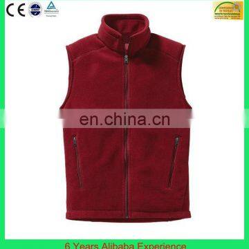 wholesale mens fleece vest, sleeveless polar fleece vest, promotional embroidery fleece vest- 6 Years Alibaba Service