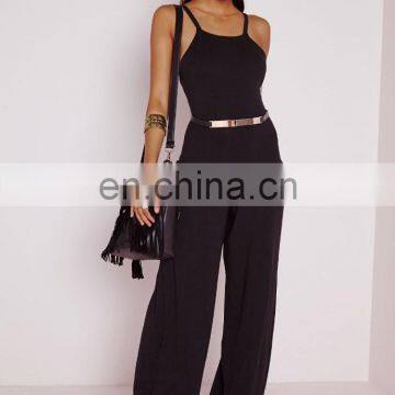 BS60011 SEXY LADIES WIDE LEG JUMPSUIT WHOLESALE