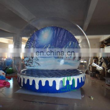 2017HI hot sale christmas decoration giant inflatable bubble house ,Big sonw globe