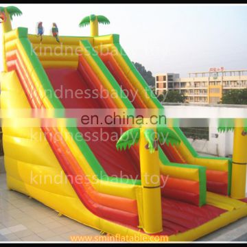 Hot Design giant inflatable jungle slide,slip n slide for kid and adult,cheap inflatable large slides for sale