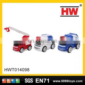 Friction mental toys fire fighting truck and ambulance toys vehicle