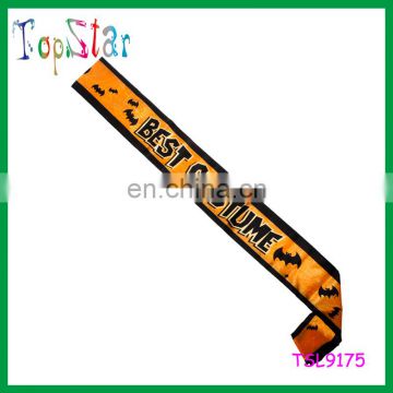 Fashion Hot Orange Scariest Coustme Sash for Halloween Party