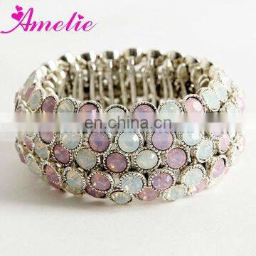 A0813 Pink Power Wholesale Bracelet Special Crystal Unique Wedding Souvenir 2013