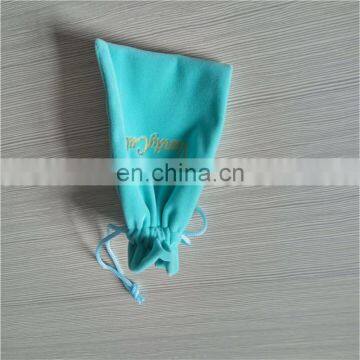 2016 China deep blue drawstring velvet dust bag for handbag,free artwork for you