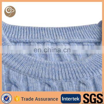 Round Neck Knitting Wholesale Cable Cashmere Baby Vest photo-3