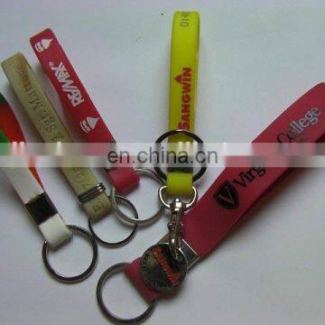 Factory Direct Sales Keychain Silicone Keyring Custom photo-5