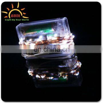 small battery power operated led copper wire string lamp