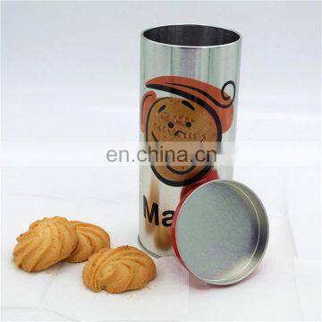 Hot Sale Round Biscuit Metal Tin Boxes Packaging Cookies With Lid photo-5