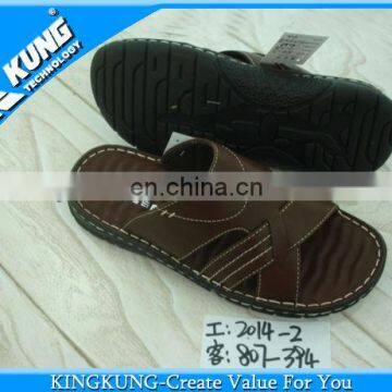 Durable PU slipper upper for men