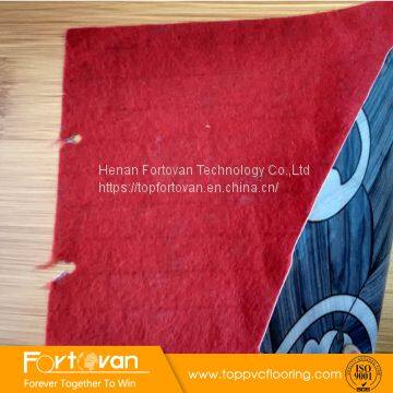 Factory Linoleum Weight 70g 100g 130g Red Felt Back Pvc Flooring on Sale photo-3