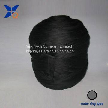 Black Carbon Inside Conductive Polyester/nylon Based TOPS Sliver 3D*76mm for Wool Spinning Woolen Overcoat-XTAA020 photo-3