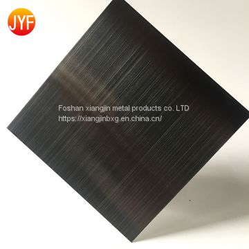 JYFM003 HL finished coated black stainless steel