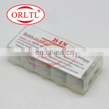 ORLTL B48 New Fuel Injection Washer Size 1.38mm-1.56mm And Common Rail Injector Adjustment Shims 50 Pieces / Box