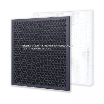 composite filter(pre-filter+Activated carbon filter+hepa filter)