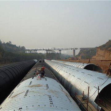 Round Steel Corrugated Ditch Driveway Culvert Pipe for Sale