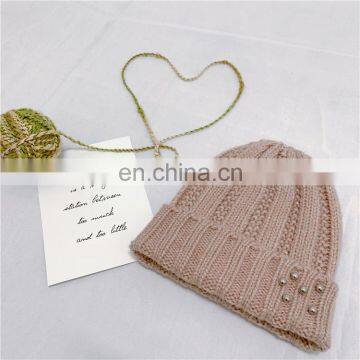 Knitted Beanie Hat Wholesale Cheap Plain Beanies Custom Unisex Knit Winter photo-3