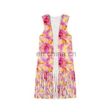 Girl Kids Summer Cardigan Tie Dye Kimono Monouso photo-2