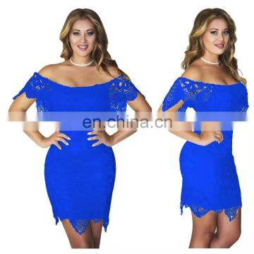 Fashion Women Sexy Tight Lace Dress photo-3
