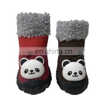 OEM Branding FBA Service 2 Colors Panda Sticker Anti Slip Barre Dot Dog Pet Shoe