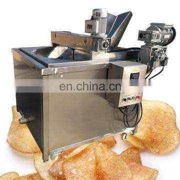 Electric Corn Dog Fryer Slanty Chips Cashew Nuts Frying Machine With Temperature Control