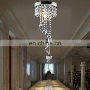Fashion Duplex Modern Crystal Chandelier LED Restaurant Living Room Luminaire photo-3