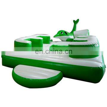 4 Seats Inflatable Floating Lounge Floating Chairs With Table Floating Island For Rest In The Water for Sales