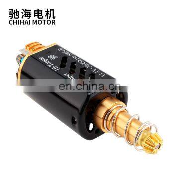 Chihai Motor CHF-480WA-N52-7021T Nd-Fe-B M180 High Torque Heat Dissipation Type Motor Ver.2 Gearbox Long Axis for Airsoft AEG