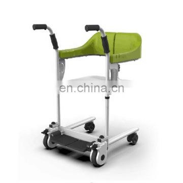 Home care Medical Patient Transfer Commodes Toilet Wheel Chair Transport Commode Chair