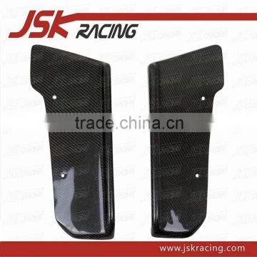 2008-2014 PASSWORD JDM STYLE CARBON FIBER REAR BUMPER SIDE FIN FOR NISSAN R35 GTR(JSK220969)