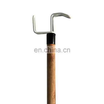 Two-sided Wooden Living Wearing Aid Dressing Stick for Elderly or Disabled People photo-2