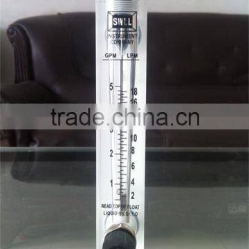 LZM series panel mounted adjustable water flow meter (flowmeter)